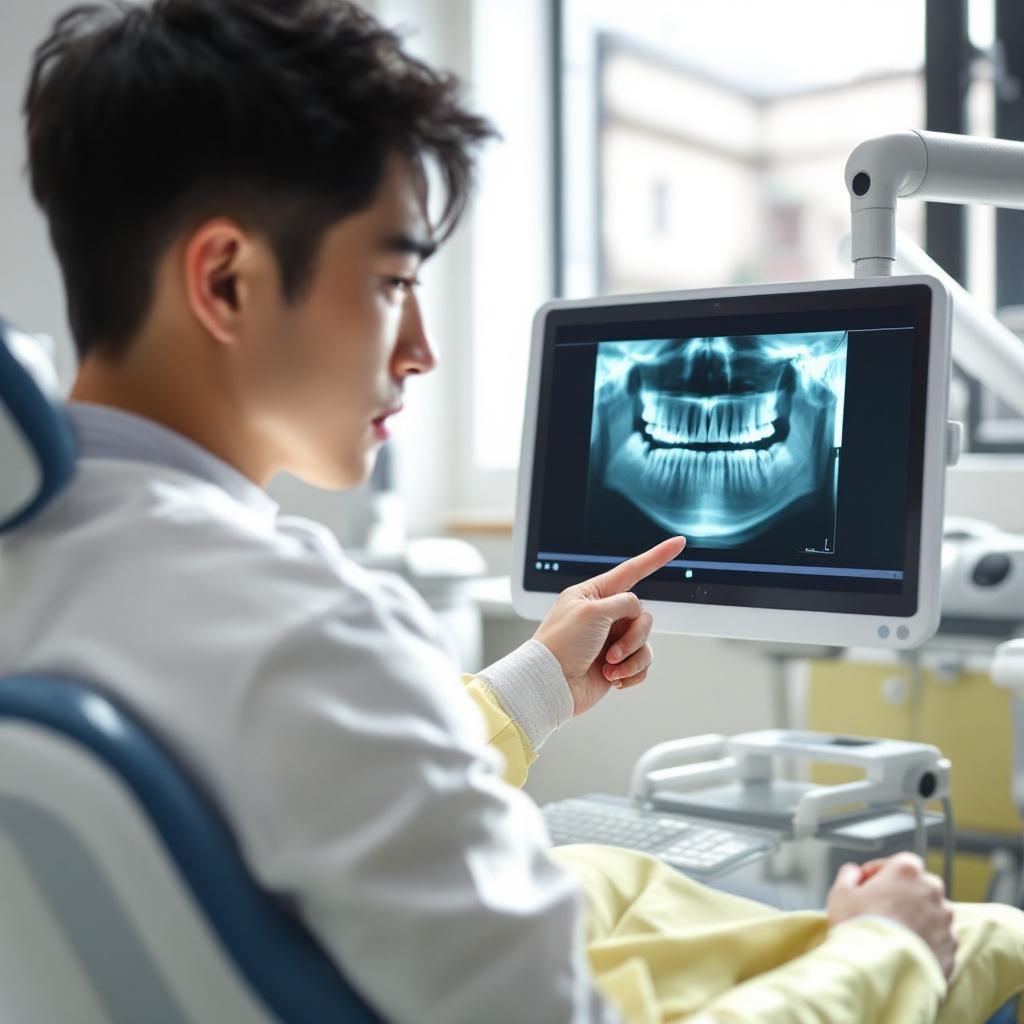 why is my gum swollen around the impacted wisdom tooth? i'm curious about the examination and treatment methods